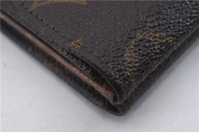 Auth Louis Vuitton Monogram Porte Monnaie Billets Trifold Wallet M61660 LV 5836D