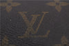 Auth Louis Vuitton Monogram Porte Monnaie Billets Trifold Wallet M61660 LV 5836D