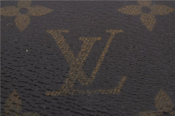 Auth Louis Vuitton Monogram Porte Monnaie Billets Trifold Wallet M61660 LV 5836D