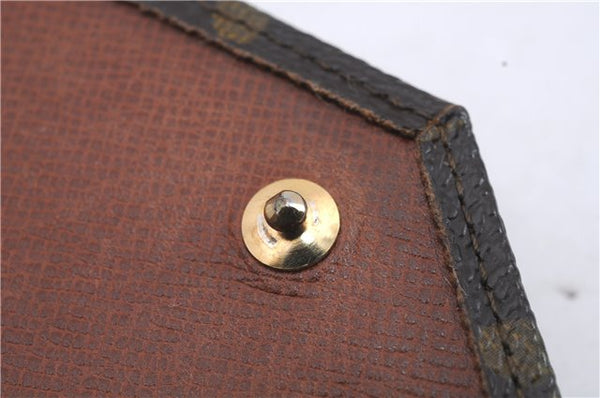 Auth Louis Vuitton Monogram Porte Monnaie Billets Trifold Wallet M61660 LV 5836D