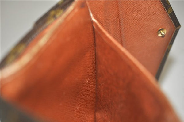 Auth Louis Vuitton Monogram Porte Monnaie Billets Trifold Wallet M61660 LV 5836D