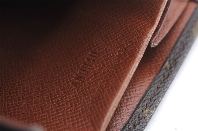 Auth Louis Vuitton Monogram Porte Monnaie Billets Trifold Wallet M61660 LV 5836D