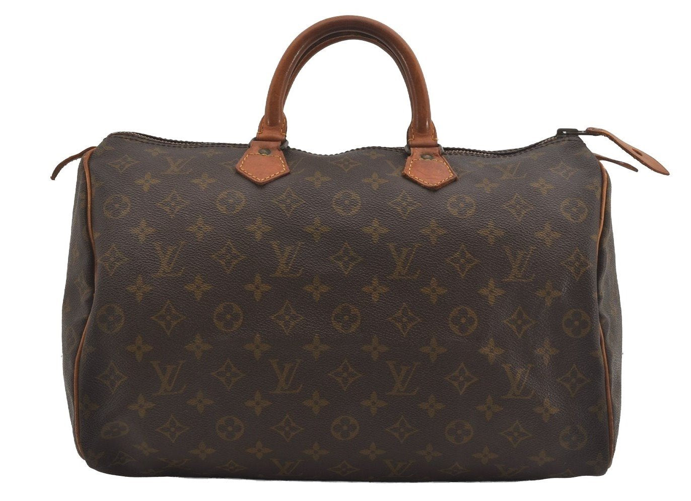 Authentic Louis Vuitton Monogram Speedy 35 Hand Boston Bag Old Model LV 5837I