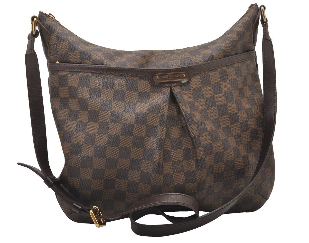 Authentic Louis Vuitton Damier Bloomsbury GM Shoulder Cross Bag N42250 LV 5838I