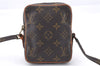 Auth Louis Vuitton Monogram Mini Poche Danube Shoulder Bag M45268 LV Junk 5840E
