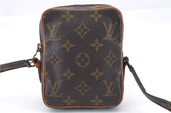 Auth Louis Vuitton Monogram Mini Poche Danube Shoulder Bag M45268 LV Junk 5840E