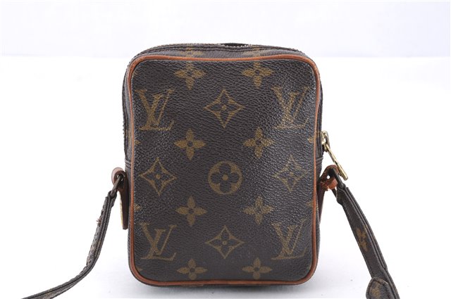 Auth Louis Vuitton Monogram Mini Poche Danube Shoulder Bag M45268 LV Junk 5840E