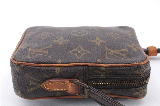Auth Louis Vuitton Monogram Mini Poche Danube Shoulder Bag M45268 LV Junk 5840E
