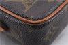 Auth Louis Vuitton Monogram Mini Poche Danube Shoulder Bag M45268 LV Junk 5840E