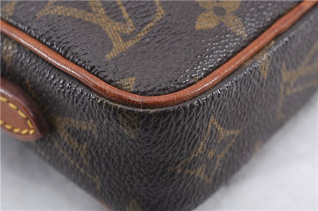 Auth Louis Vuitton Monogram Mini Poche Danube Shoulder Bag M45268 LV Junk 5840E