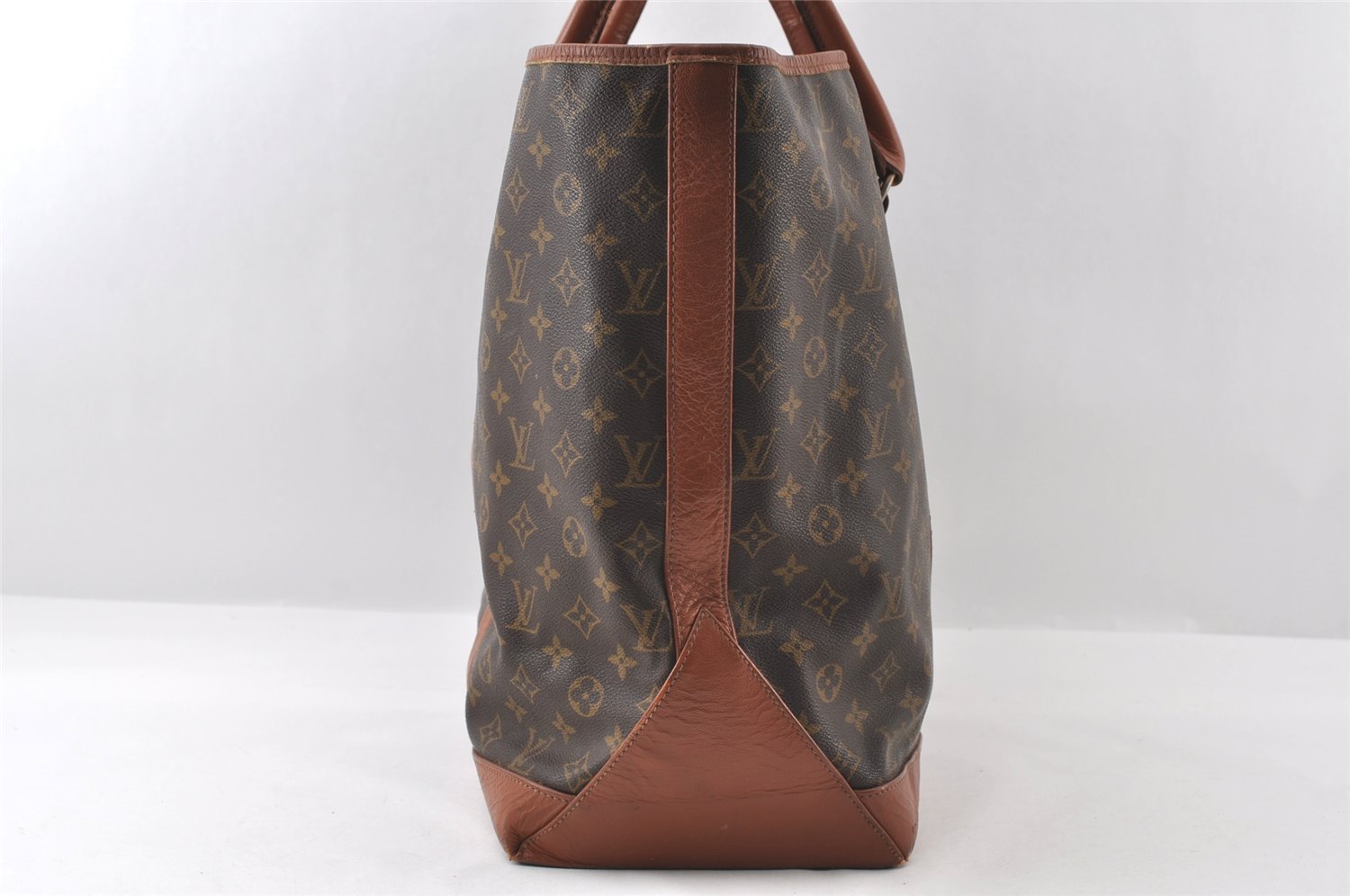 Auth Louis Vuitton Monogram Sac Weekend GM Vintage Tote Hand Bag M42420 LV 5840I