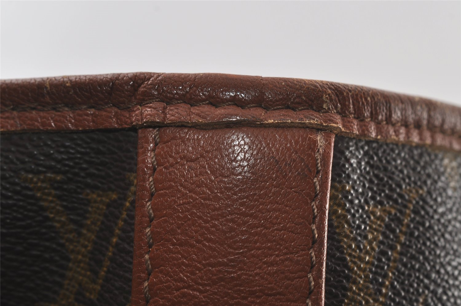 Auth Louis Vuitton Monogram Sac Weekend GM Vintage Tote Hand Bag M42420 LV 5840I