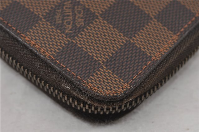 Authentic Louis Vuitton Damier Zippy Organizer Long Wallet Purse N60003 LV 5841F