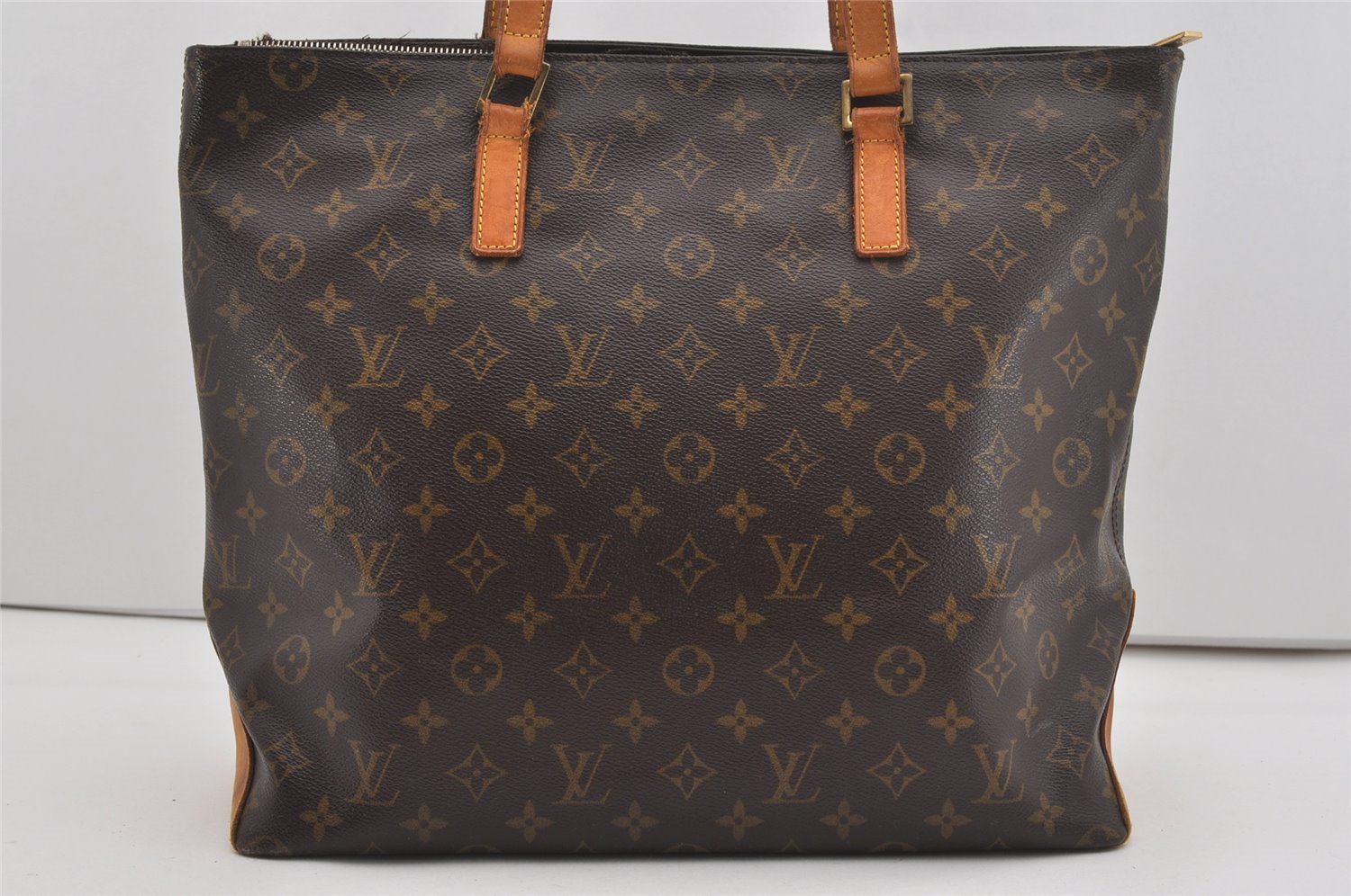 Authentic Louis Vuitton Monogram Cabas Mezzo Shoulder Tote Bag M51151 LV 5841I