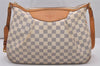 Authentic Louis Vuitton Damier Azur Siracusa MM N41112 Shoulder Cross Bag 5842I
