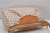 Authentic Louis Vuitton Damier Azur Siracusa MM N41112 Shoulder Cross Bag 5842I
