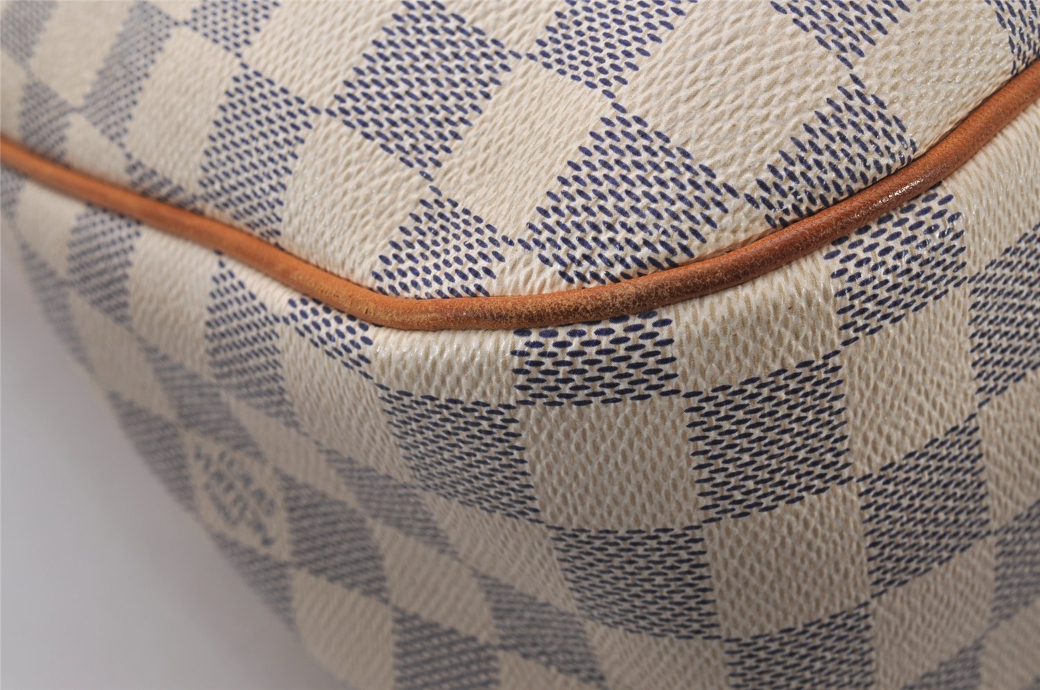 Authentic Louis Vuitton Damier Azur Siracusa MM N41112 Shoulder Cross Bag 5842I