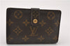 Auth Louis Vuitton Monogram Porte Monnaie Billets Viennois M61663 Wallet 5843F