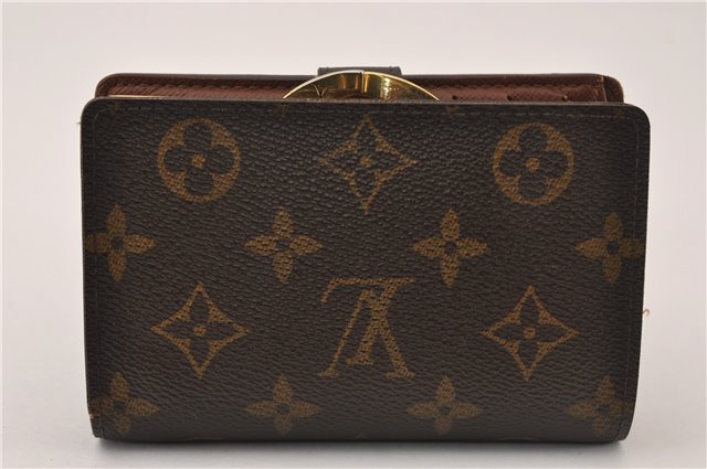 Auth Louis Vuitton Monogram Porte Monnaie Billets Viennois M61663 Wallet 5843F