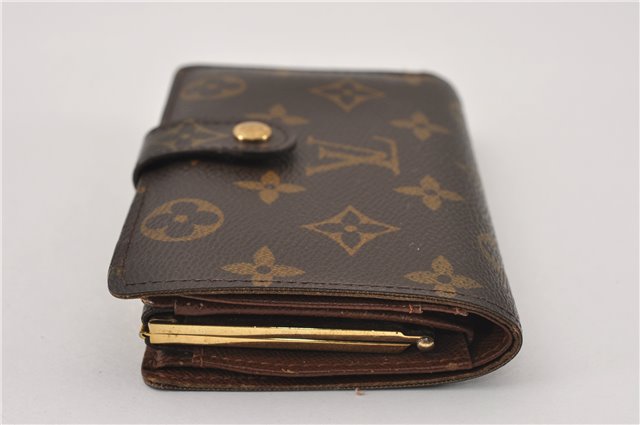 Auth Louis Vuitton Monogram Porte Monnaie Billets Viennois M61663 Wallet 5843F