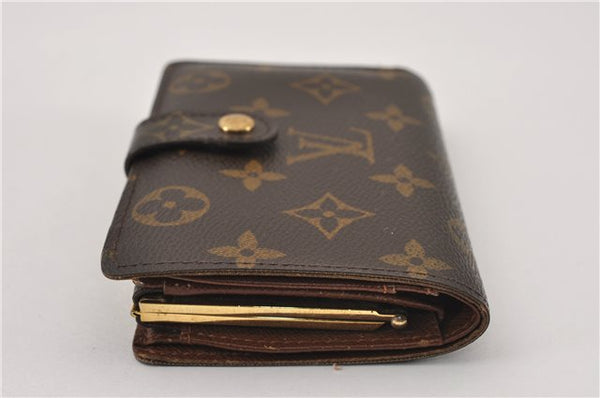 Auth Louis Vuitton Monogram Porte Monnaie Billets Viennois M61663 Wallet 5843F