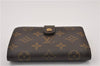 Auth Louis Vuitton Monogram Porte Monnaie Billets Viennois M61663 Wallet 5843F