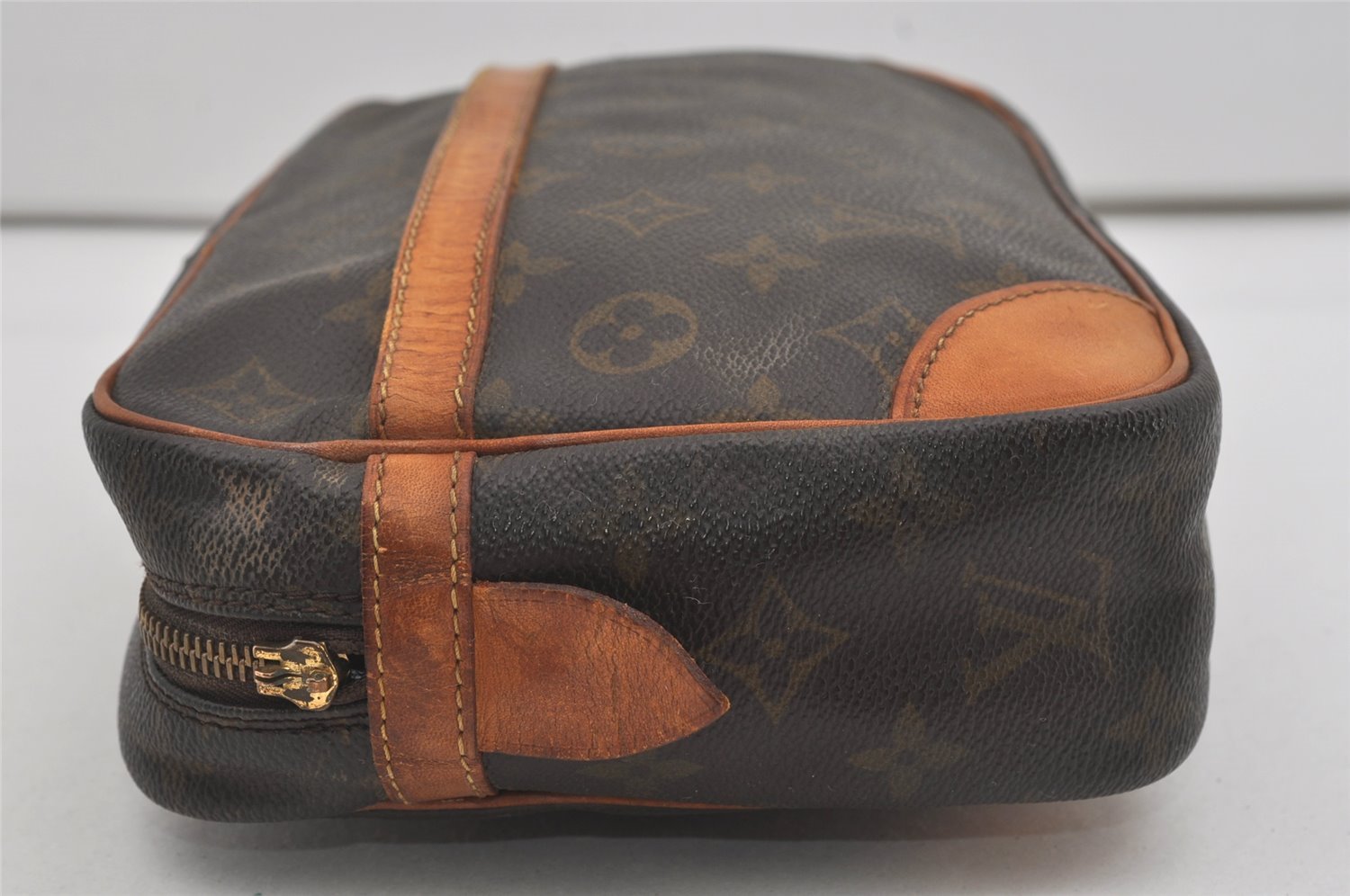 Authentic Louis Vuitton Monogram Compiegne 28 Clutch Hand Bag M51845 Junk 5846I