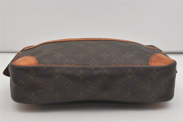 Authentic Louis Vuitton Monogram Compiegne 28 Clutch Hand Bag M51845 Junk 5846I