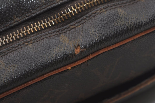 Authentic Louis Vuitton Monogram Compiegne 28 Clutch Hand Bag M51845 Junk 5846I