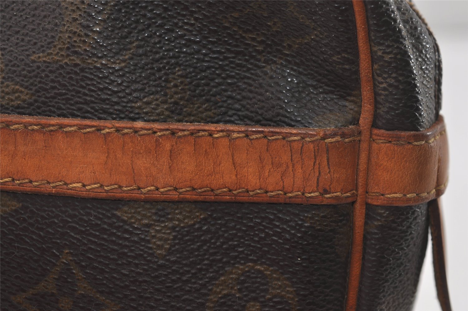 Authentic Louis Vuitton Monogram Compiegne 28 Clutch Hand Bag M51845 Junk 5846I