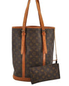 Authentic Louis Vuitton Monogram Bucket GM Shoulder Tote Bag Old Model LV 5847I