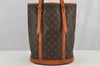 Authentic Louis Vuitton Monogram Bucket GM Shoulder Tote Bag Old Model LV 5847I