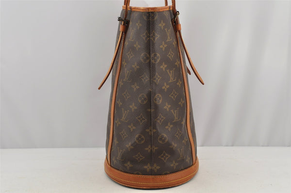 Authentic Louis Vuitton Monogram Bucket GM Shoulder Tote Bag Old Model LV 5847I