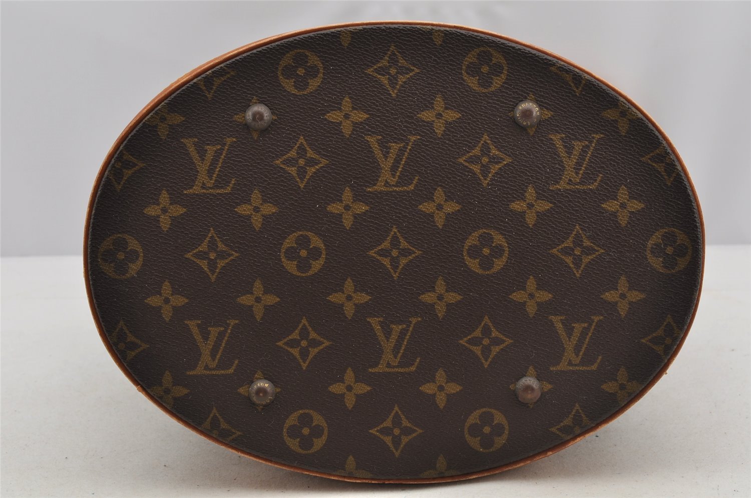 Authentic Louis Vuitton Monogram Bucket GM Shoulder Tote Bag Old Model LV 5847I