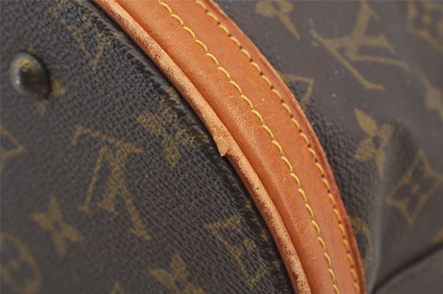 Authentic Louis Vuitton Monogram Bucket GM Shoulder Tote Bag Old Model LV 5847I