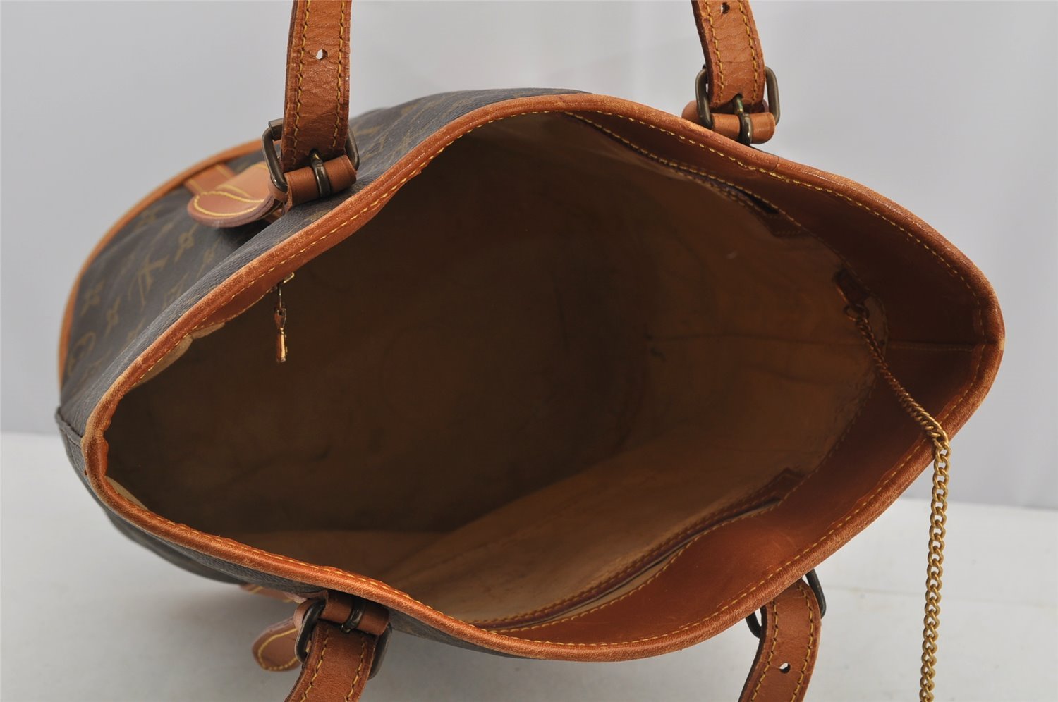 Authentic Louis Vuitton Monogram Bucket GM Shoulder Tote Bag Old Model LV 5847I