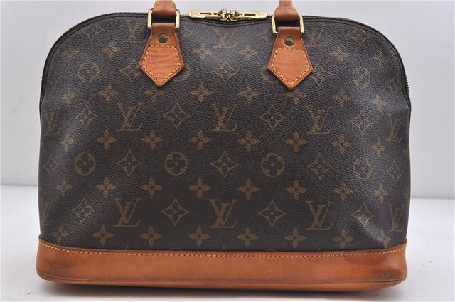 Authentic LOUIS VUITTON Monogram Alma Hand Bag M51130 LV 5848C