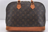 Authentic LOUIS VUITTON Monogram Alma Hand Bag M51130 LV 5848C