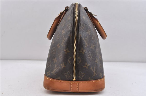 Authentic LOUIS VUITTON Monogram Alma Hand Bag M51130 LV 5848C