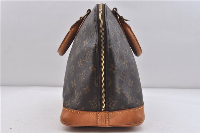 Authentic LOUIS VUITTON Monogram Alma Hand Bag M51130 LV 5848C