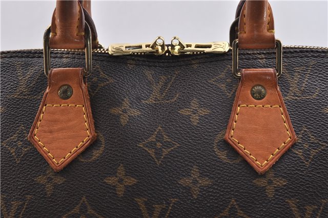 Authentic LOUIS VUITTON Monogram Alma Hand Bag M51130 LV 5848C