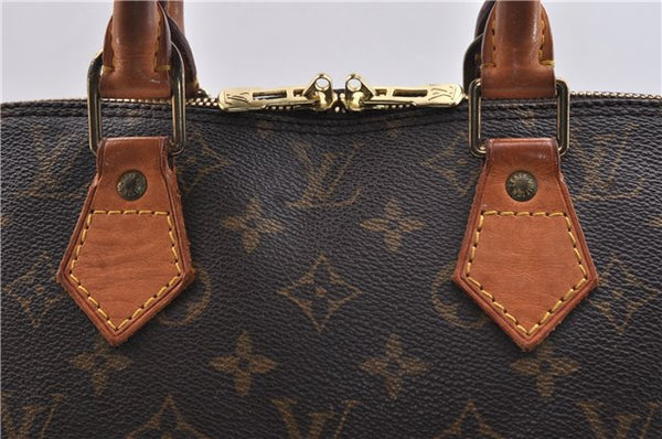 Authentic LOUIS VUITTON Monogram Alma Hand Bag M51130 LV 5848C