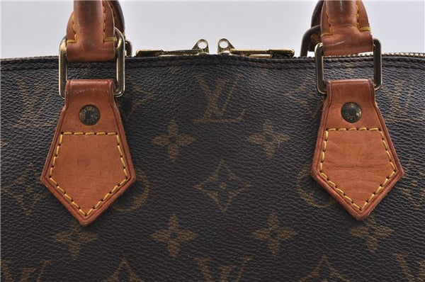 Authentic LOUIS VUITTON Monogram Alma Hand Bag M51130 LV 5848C