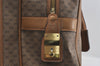 Authentic GUCCI Web Sherry Line Micro GG Trunk Case PVC Leather Brown 5849I