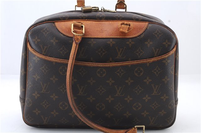 Authentic LOUIS VUITTON Monogram Deauville Hand Bag M47270 LV Junk 5850C