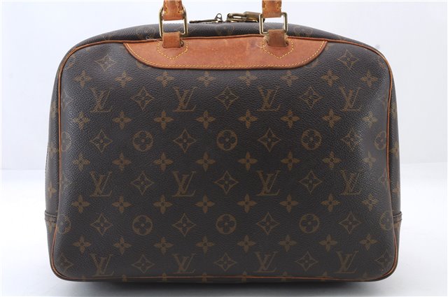 Authentic LOUIS VUITTON Monogram Deauville Hand Bag M47270 LV Junk 5850C