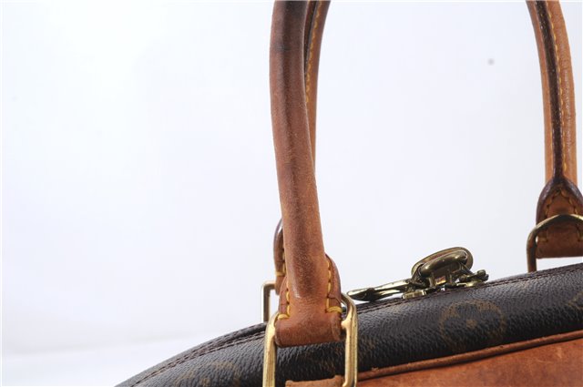 Authentic LOUIS VUITTON Monogram Deauville Hand Bag M47270 LV Junk 5850C