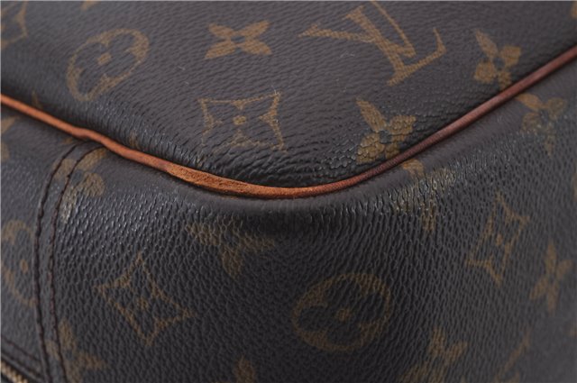 Authentic LOUIS VUITTON Monogram Deauville Hand Bag M47270 LV Junk 5850C