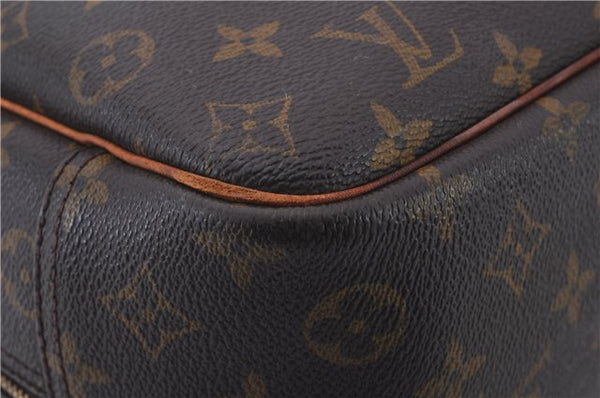 Authentic LOUIS VUITTON Monogram Deauville Hand Bag M47270 LV Junk 5850C