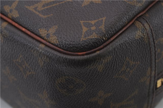 Authentic LOUIS VUITTON Monogram Deauville Hand Bag M47270 LV Junk 5850C